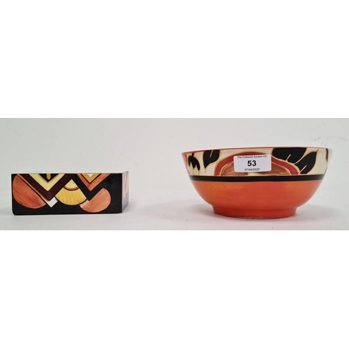 53 - Clarice Cliff pottery bowl 