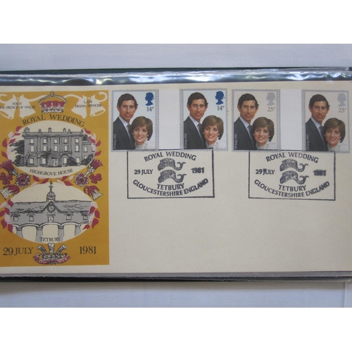 101 - Album of First Day Covers including 29th February 1972 Last Day of Issue unaddressed (rare) and Prin... 