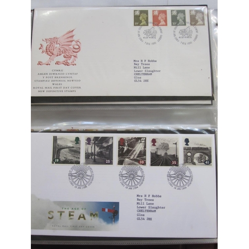 102 - Approximately 500 First Day Covers in eight albums spanning 1990-2017 (not continuous) (1 box)