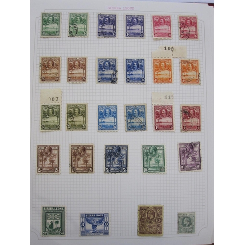 114 - Sierra Leone stamps 1932 set to £1, mostly used, appears complete from 1932 - circa 1980 (1 album)