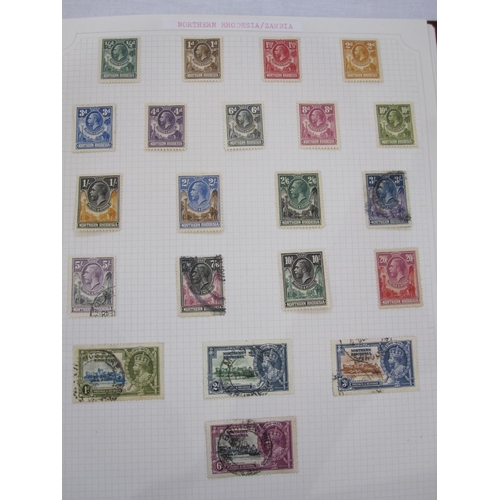 122 - Album of Northern Nigeria stamps, King George V to £1 (used), Northern Rhodesia, King George V to 20... 