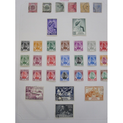 124 - Album of Malaysian and Straits Settlements stamps with values to 5$, mainly hundred mainly mounted m... 