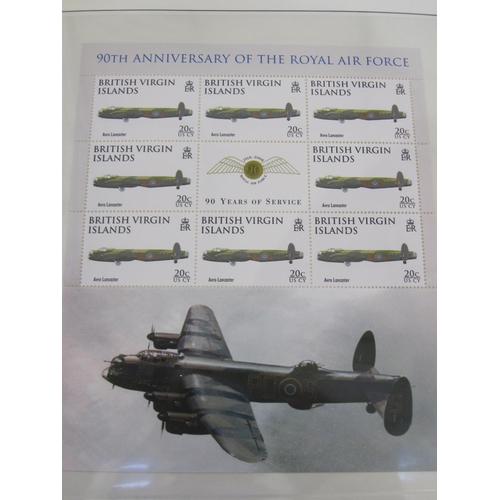 128 - Album of 90th anniversary of founding of the RAF stamps and album of 2010 victory anniversary issues... 