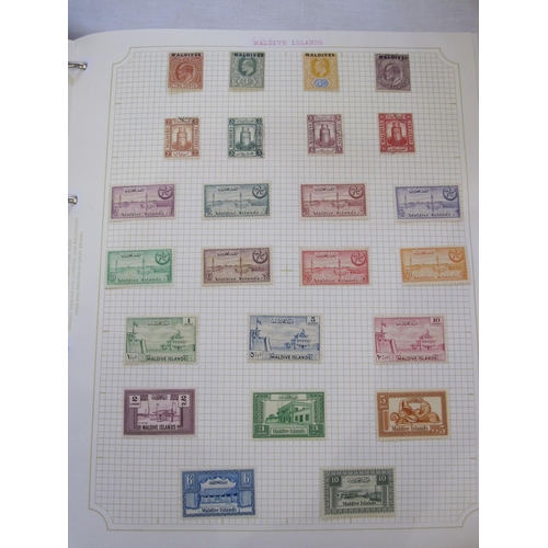 131 - Five albums of stamps, St Kitts-Nevis from 1st issues to circa 1980, Grenadines of St Vincent appear... 