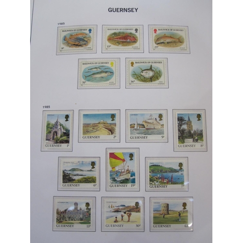 143 - Guernsey collection of stamps in SG printed album UM few wartime issues appears complete to 2002 (1 ... 