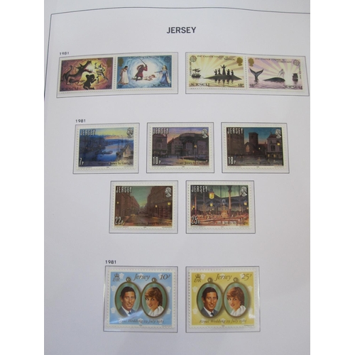 145 - Jersey collection of stamps in SG printed album UM a few wartime issues appears complete to 2002 (1 ... 