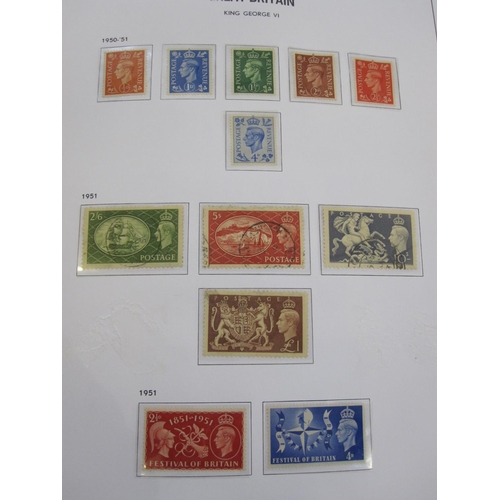 146 - Four volumes of GB stamp collection in SG printed albums from 1840 1d black to 2012 Olympic gold med... 