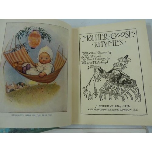 37 - Various editions of Mother Goose Nursery Rhymes including:-
 