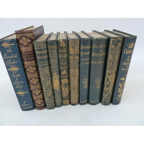 45 - Fine Bindings to include:-
 Mrs Gaskell
 