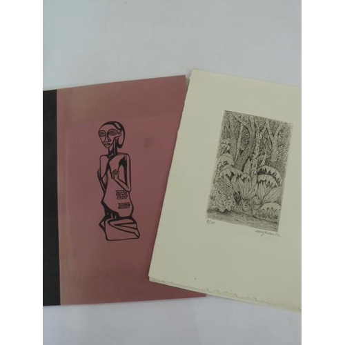 59 - LOT WITHDRAWN
Rieser, Dolf 
 Limited edition no.8/75, nine copper engravings by Dolf Rieser commissi... 