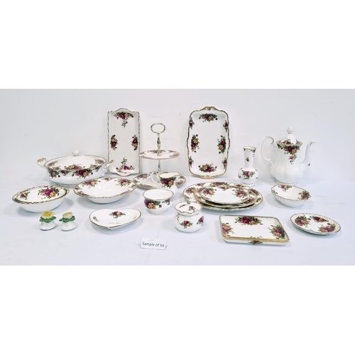 67 - Royal Albert 'Old Country Roses' china part tea, dinner and breakfast service to include coffee pot,... 