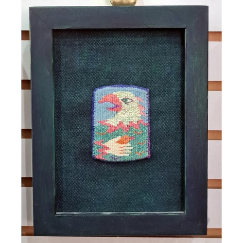 390 - Kirsten Glasbrook
 Woolwork tapestry miniature
 