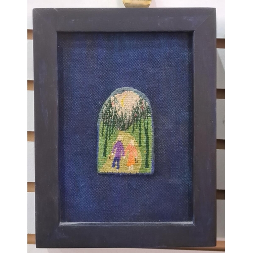 390 - Kirsten Glasbrook
 Woolwork tapestry miniature
 