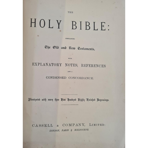 20 - Reverend Brown Interpreting Bible in Welsh, another bible illustrated
 Dame Clemence 
 