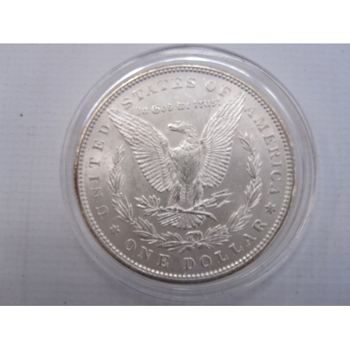 215 - Peace dollar with Liberty to reverse, 1922 with certificate, a Morgan dollar 1889, with certificate ... 