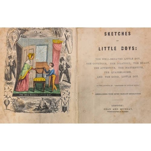 107 - Blank Lot[Solomon's Lovechild] Lady  Eleanore Fenn  'Sketches of Little Boys' Dean and Munday, Threa... 