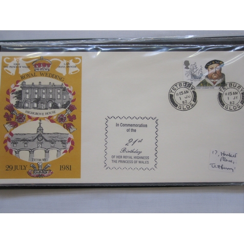 209 - Album of First Day Covers including 29th February1972 last Day of Issue ( rare) and Princess Diana c... 