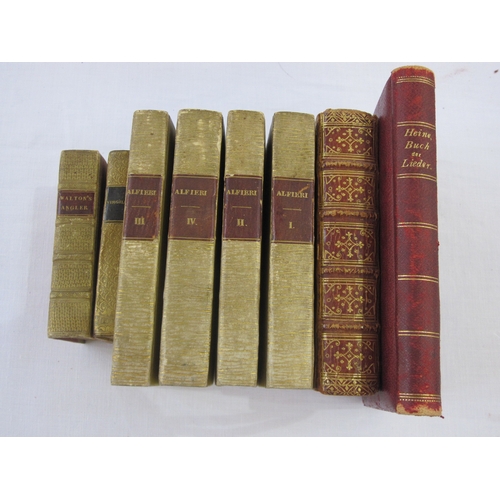 19A - Collection of 16mo and miniature books to include Walton's Alfieri, Dante, Cicero, Tasso, etc (1 box... 