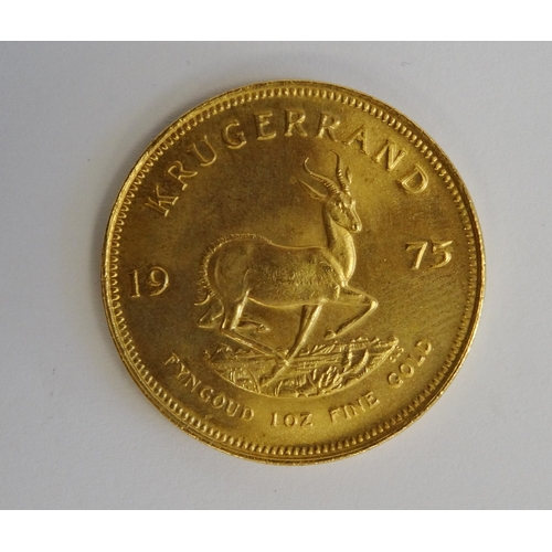 241b - South African 1975 gold Krugerrand