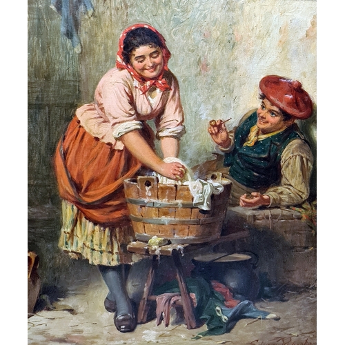 578 - Edwin Thomas Roberts (1840-1917)
 Oil on canvas
 