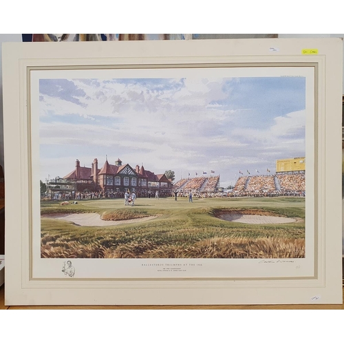 289 - After Bill Waugh
 Limited edition colour print
 The Old Course, St Andrews, signed in pencil and num... 