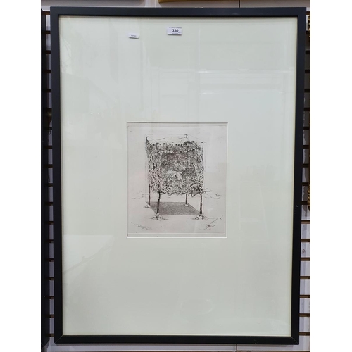 330 - Michael Holland (1947-2002)
 Etching and drypoint
 