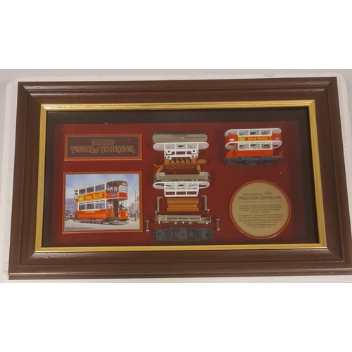 504 - Matchbox Models of Yesteryear limited edition No. 0810 Preston tram car in display case