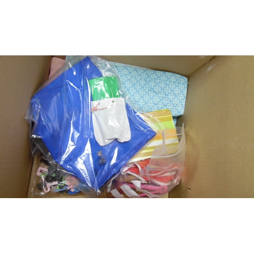 411b - Box of vintage Sindy and Barbie dolls, some with clothing and loose Sindy furniture and accessories