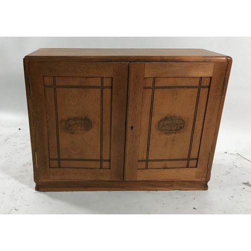 1212 - Ramana Allaness Habana two-door cabinet on plinth base, 64cm x 48cm