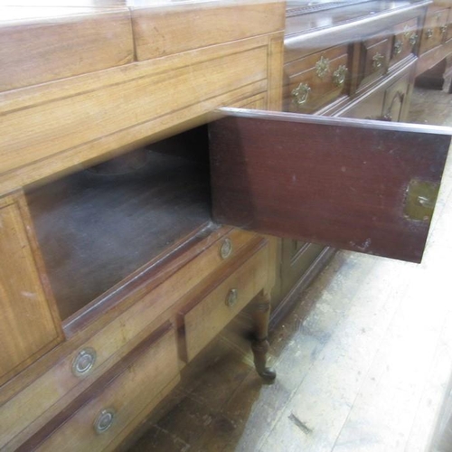 1275 - 19th century mahogany folding washstand/dressing table, the rectangular top opening to reveal assort... 