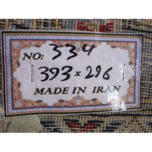 1322 - Persian Kashan carpet, the red ground field with stepped central medallion, the field decorated all ... 