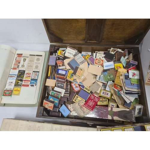 172 - Quantity of matchboxes, collection of matchbox covers and sundry stamps