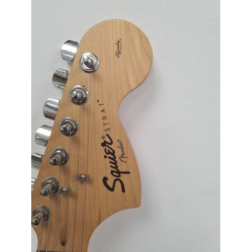 182 - Fender Squier Strat electric guitar from the Affinity Series, with Stagg guitar amplifier, boxed and... 