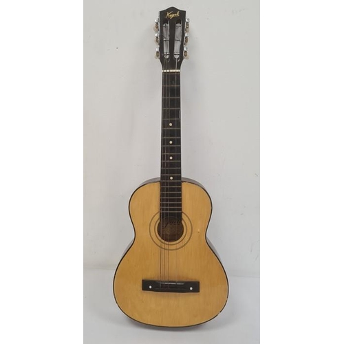 187 - Egmond electro acoustic guitar and a Kapok Brand guitar 1/4 size (2)