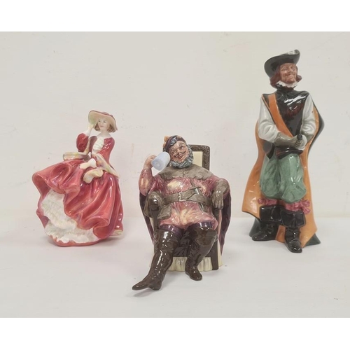 2 - Royal Doulton figures 'The Foaming Quart' HN2162, 'Cavalier' HN2716 and 'Top O'The Hill' HN1834 (3)