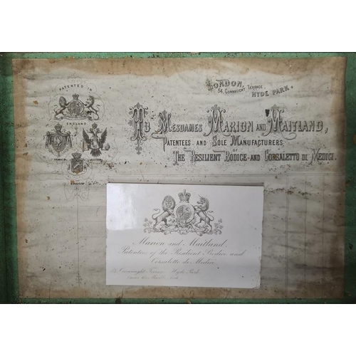 215 - Victorian vellum patent dated 26 October 1855 and awarded to James Henry Smith of Connaught Terrace,... 