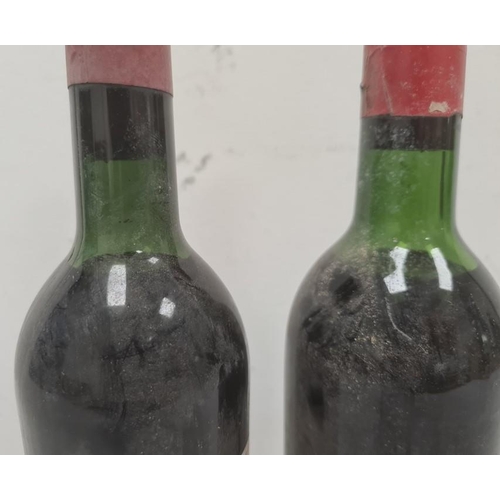 252 - 1957 Chateau Lynch Bages (label damaged) and a bottle of Lascases Leoville (label missing) (2) (Prov... 