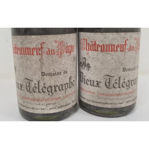 253 - Two bottles of 1978 Chateauneuf du Pape Vieux Telegraphe (2) (Provenance - this lot has been stored ... 