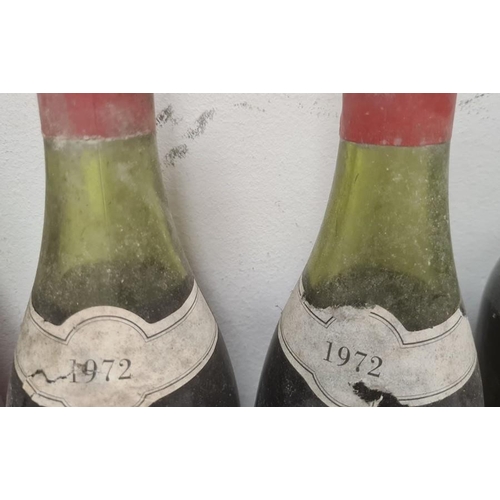 264 - Four bottles of 1972 Savigny-les-Beaune La Dominode, one bottle of Chateau Montlabert (label missing... 