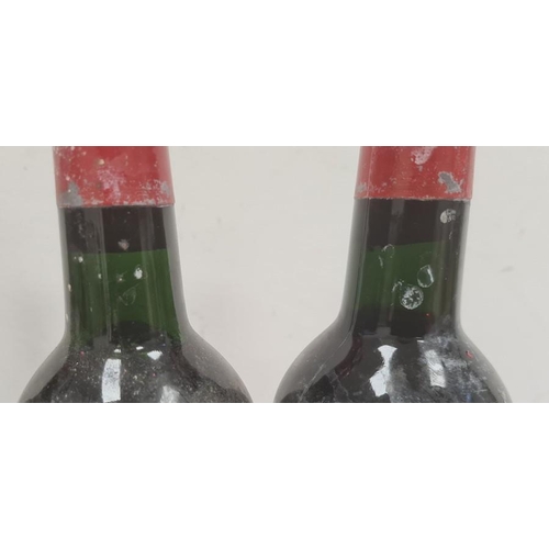 272 - Two bottles of 1961 Lebegue Chateau Gazin, two further bottles (labels torn) and two others (labels ... 