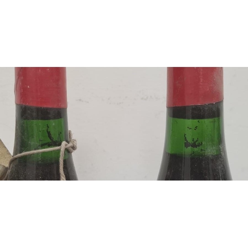 275 - Two bottles of 1964 Beaune Bressandes (labels torn) (2)  (Provenance - this lot has been stored in a... 