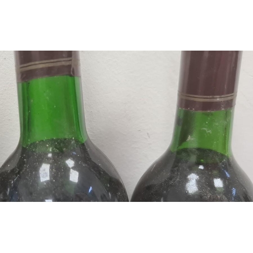 282 - Two bottles of Chateau Haut Blagnac 1995, three bottles of 1994 Chateau Grand Videau, two bottles of... 