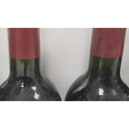 282 - Two bottles of Chateau Haut Blagnac 1995, three bottles of 1994 Chateau Grand Videau, two bottles of... 