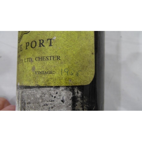 287 - Seven bottles of vintage port from Quellyn Roberts & Co, Chester (five bottles hand-inscribed with d... 