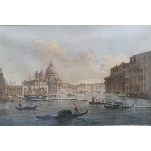 404 - After Giovanni Pividor (1812-1872) 
 Coloured lithographs
 Six Venetian views, each 16cm x 25cm (6)