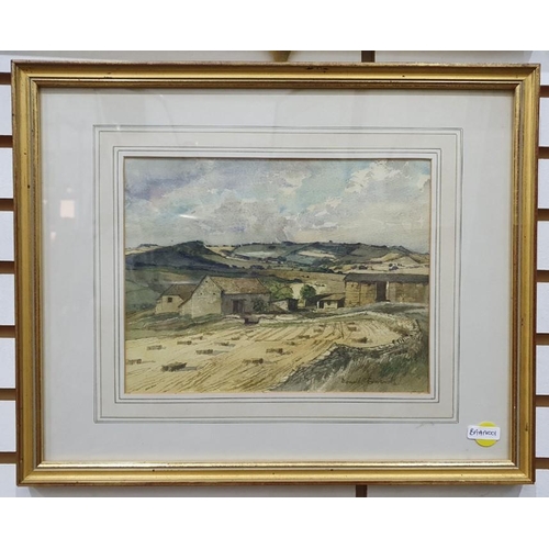 417 - Donald H Edwards (late 20th century school) 
 Watercolours 
 View of Gloucester Cathedral, signed lo... 