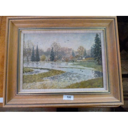 471 - John Bill RWA (late 20th century school) 
 Oil on board
 