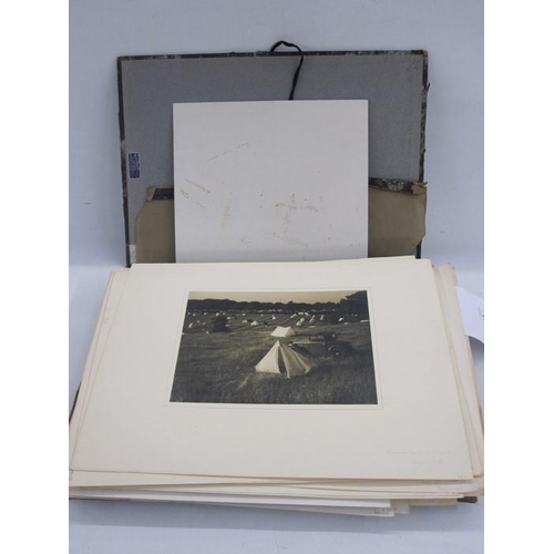 117 - Quantity of early 20th century 'Place Pictures' in presentation folder to include 'Empirex Campsite ... 