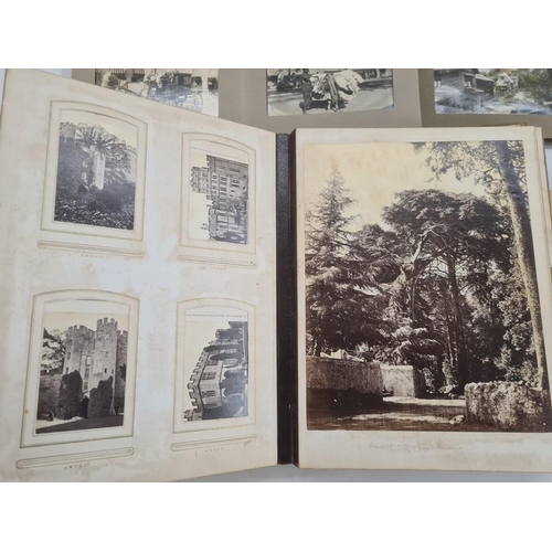 119 - Early 20th century 'Roma' photograph album, two early photograph albums one of India and a late 19th... 