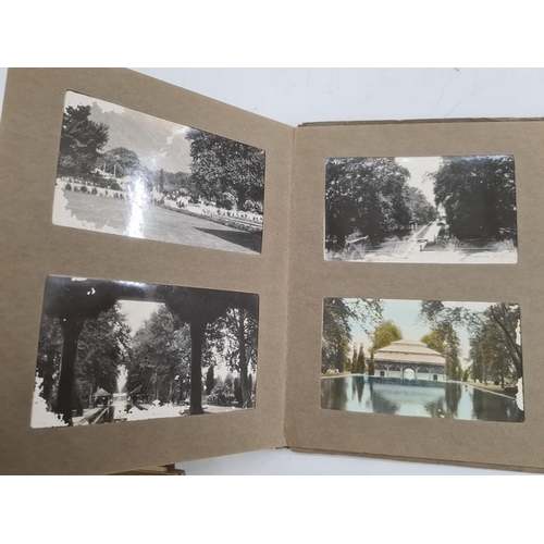 119 - Early 20th century 'Roma' photograph album, two early photograph albums one of India and a late 19th... 